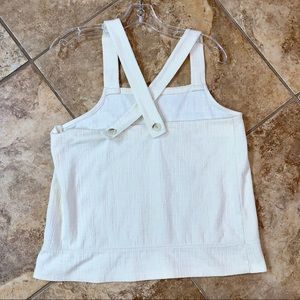 Madewell Tops - Madewell Textured Knit Apron Tank Top Shirt sz L Madewell Tops - Madewell Textured Knit Apron Tank Top Shirt sz L
